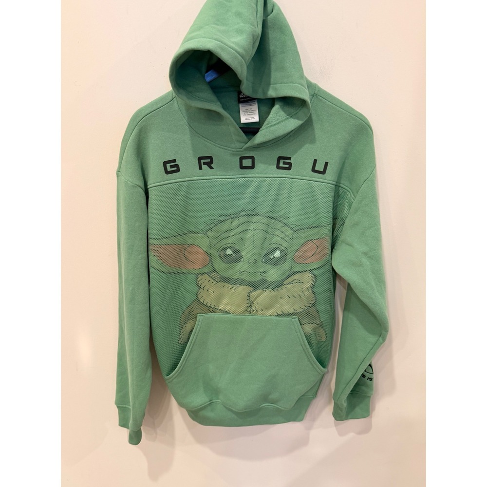 Star Wars The Mandalorian Grogu Hoodie Nice Green Small Y9SN511 Baby Yoda